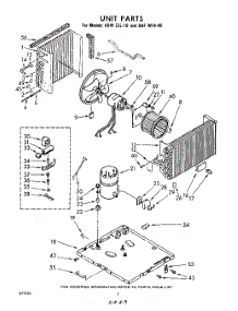 02 - Unit parts for Whirlpool Air Conditioner AHFW1440 / from AppliancePartsPros.com
