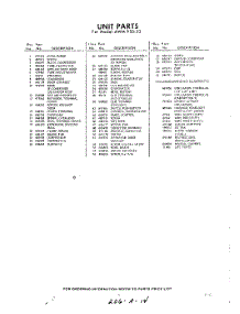 03 - Section parts for Whirlpool Air Conditioner AWMP5023 / from AppliancePartsPros.com