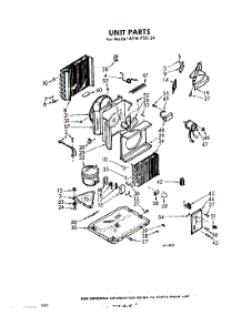 02 - Section parts for Whirlpool Air Conditioner AVMP5024 / from AppliancePartsPros.com