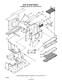 04 - Air Flow parts for Whirlpool Air Conditioner AHFW14J0 / from AppliancePartsPros.com