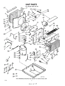 02 - Section parts for Whirlpool Air Conditioner AXF12540 / from AppliancePartsPros.com