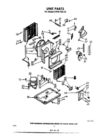 02 - Section parts for Whirlpool Air Conditioner AWMP5223 / from AppliancePartsPros.com