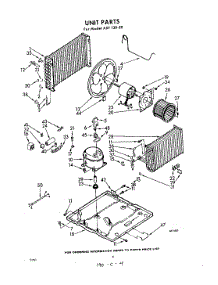 04 - Unit parts for Whirlpool Air Conditioner AXF13020 / from AppliancePartsPros.com