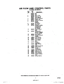 07 - Section parts for Whirlpool Air Conditioner AHJ00520 / from AppliancePartsPros.com