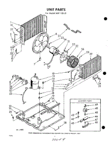 04 - Unit parts for Whirlpool Air Conditioner AXF13021 / from AppliancePartsPros.com