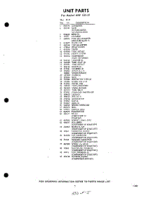 05 - Section parts for Whirlpool Air Conditioner AXF13021 / from AppliancePartsPros.com