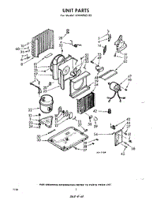 02 - Section parts for Whirlpool Air Conditioner AWMP6022 / from AppliancePartsPros.com