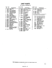 03 - Section parts for Whirlpool Air Conditioner AWMP6022 / from AppliancePartsPros.com