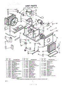 02 - Section parts for Whirlpool Air Conditioner ADFC6321 / from AppliancePartsPros.com