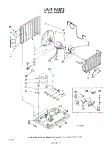 04 - Unit parts for Whirlpool Air Conditioner AHJ00620 / from AppliancePartsPros.com