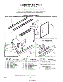 06 - Accessory Kit parts for Whirlpool Air Conditioner AXF17040 / from AppliancePartsPros.com