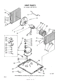 02 - Unit parts for Whirlpool Air Conditioner ADFE1240 / from AppliancePartsPros.com