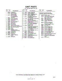 03 - Lit / Optional parts for Whirlpool Air Conditioner ADFE1240 / from AppliancePartsPros.com