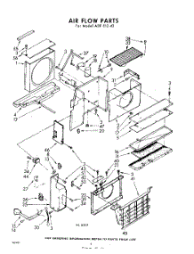 04 - Airflow parts for Whirlpool Air Conditioner ADFE1240 / from AppliancePartsPros.com