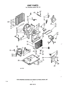 02 - Section parts for Whirlpool Air Conditioner AWMP6123 / from AppliancePartsPros.com
