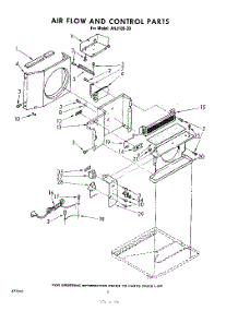 06 - Airflow And Control parts for Whirlpool Air Conditioner AHJ10020 / from AppliancePartsPros.com
