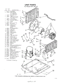 03 - Section parts for Whirlpool Air Conditioner AXF20040 / from AppliancePartsPros.com
