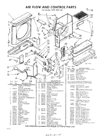 04 - Section parts for Whirlpool Air Conditioner AXF20040 / from AppliancePartsPros.com