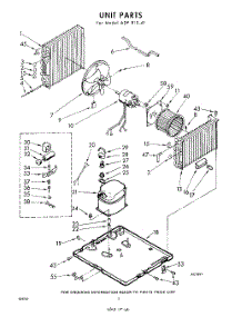 02 - Unit parts for Whirlpool Air Conditioner ADFE1241 / from AppliancePartsPros.com
