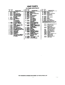 02 - Section parts for Whirlpool Air Conditioner AWMP6223 / from AppliancePartsPros.com