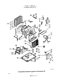 03 - Section parts for Whirlpool Air Conditioner AWMP6223 / from AppliancePartsPros.com