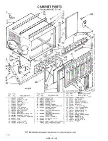 02 - Section parts for Whirlpool Air Conditioner AXF21140 / from AppliancePartsPros.com