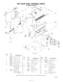 03 - Air Flow And Control parts for Whirlpool Air Conditioner AHJ10021 / from AppliancePartsPros.com