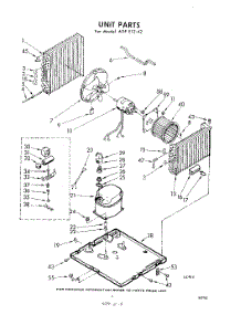 02 - Unit parts for Whirlpool Air Conditioner ADFE1242 / from AppliancePartsPros.com