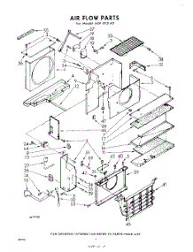 04 - Air Flow parts for Whirlpool Air Conditioner ADFE1242 / from AppliancePartsPros.com