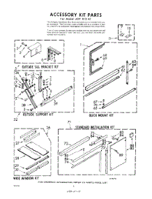 06 - Section parts for Whirlpool Air Conditioner ADFE1242 / from AppliancePartsPros.com