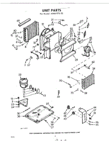 02 - Section parts for Whirlpool Air Conditioner AWMP7020 / from AppliancePartsPros.com