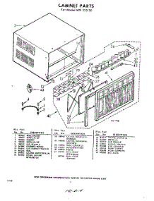 02 - Section parts for Whirlpool Air Conditioner AXF22330 / from AppliancePartsPros.com