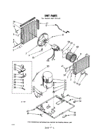 02 - Unit parts for Whirlpool Air Conditioner ADFE1540 / from AppliancePartsPros.com