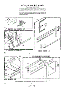 06 - Accessory Kit parts for Whirlpool Air Conditioner ADFE1540 / from AppliancePartsPros.com