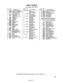 03 - Lit / Optional parts for Whirlpool Air Conditioner AXF27030 / from AppliancePartsPros.com
