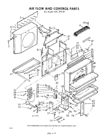 04 - Air Flow And Controls parts for Whirlpool Air Conditioner AXF27030 / from AppliancePartsPros.com
