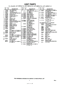 03 - Section parts for Whirlpool Air Conditioner AVTA094110 / from AppliancePartsPros.com