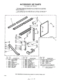 06 - Accessory Kit parts for Whirlpool Air Conditioner AXF29040 / from AppliancePartsPros.com