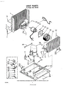 04 - Unit parts for Whirlpool Air Conditioner AHJ18040 / from AppliancePartsPros.com