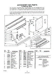 08 - Accessory Kit parts for Whirlpool Air Conditioner AHJ18040 / from AppliancePartsPros.com