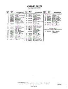 03 - Section parts for Whirlpool Air Conditioner AHJ18041 / from AppliancePartsPros.com