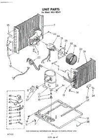04 - Unit parts for Whirlpool Air Conditioner AHJ18041 / from AppliancePartsPros.com