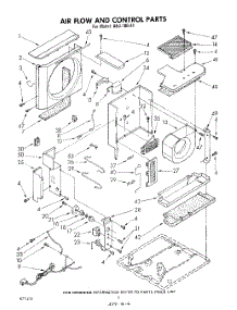06 - Air Flow And Control parts for Whirlpool Air Conditioner AHJ18041 / from AppliancePartsPros.com
