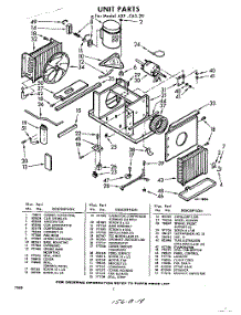 02 - Section parts for Whirlpool Air Conditioner AXFC6320 / from AppliancePartsPros.com