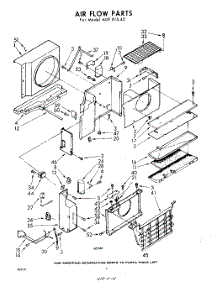 04 - Air Flow parts for Whirlpool Air Conditioner ADFE1542 / from AppliancePartsPros.com
