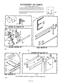 06 - Accessory Kit parts for Whirlpool Air Conditioner ADFE1542 / from AppliancePartsPros.com