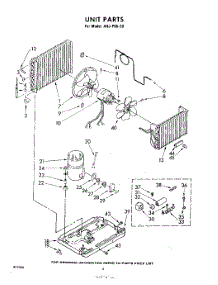 04 - Unit parts for Whirlpool Air Conditioner AHJP0520 / from AppliancePartsPros.com
