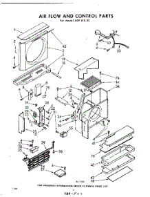 04 - Air Flow And Control parts for Whirlpool Air Conditioner ADFE1830 / from AppliancePartsPros.com