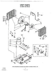 04 - Unit parts for Whirlpool Air Conditioner AHJP0620 / from AppliancePartsPros.com