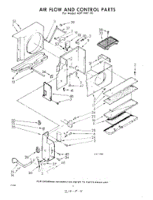 04 - Air Flow And Control parts for Whirlpool Air Conditioner ADFH0720 / from AppliancePartsPros.com